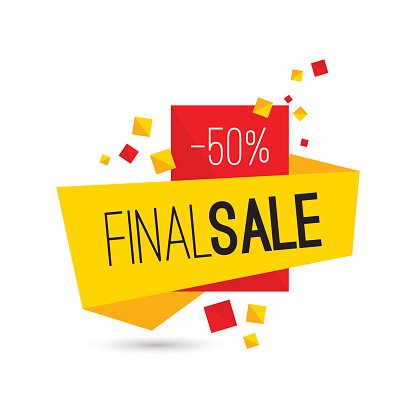 Знижка 50% на останній товар